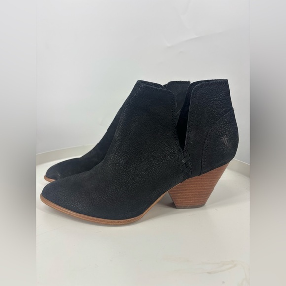 Frye Reina Cutout Booties in Black 7 - Picture 2 of 6